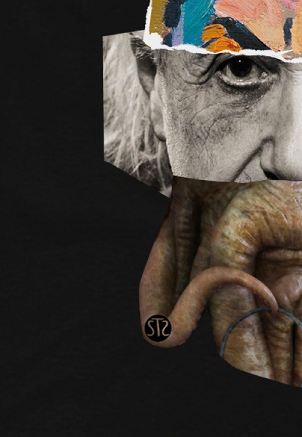 Seetees Eimajo t-shirt della capsule strappi in cotone organico vegano Negozio online di fabbrica