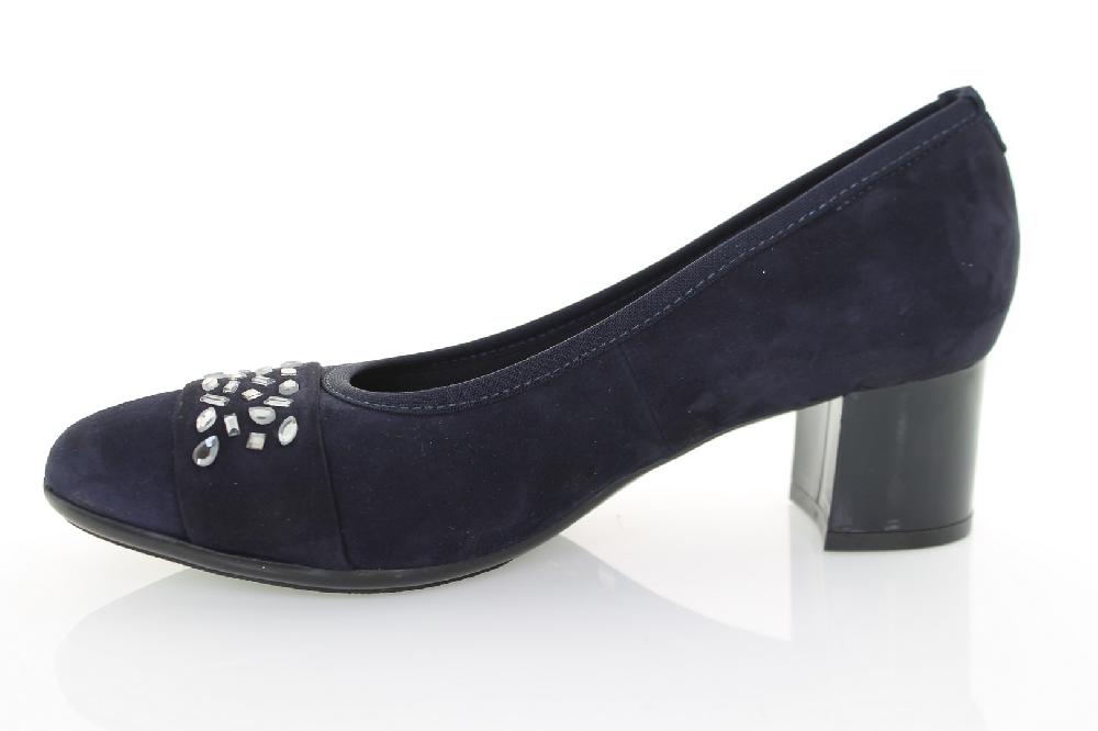 Soffice Sogno Décolleté in camoscio con strass In Linea