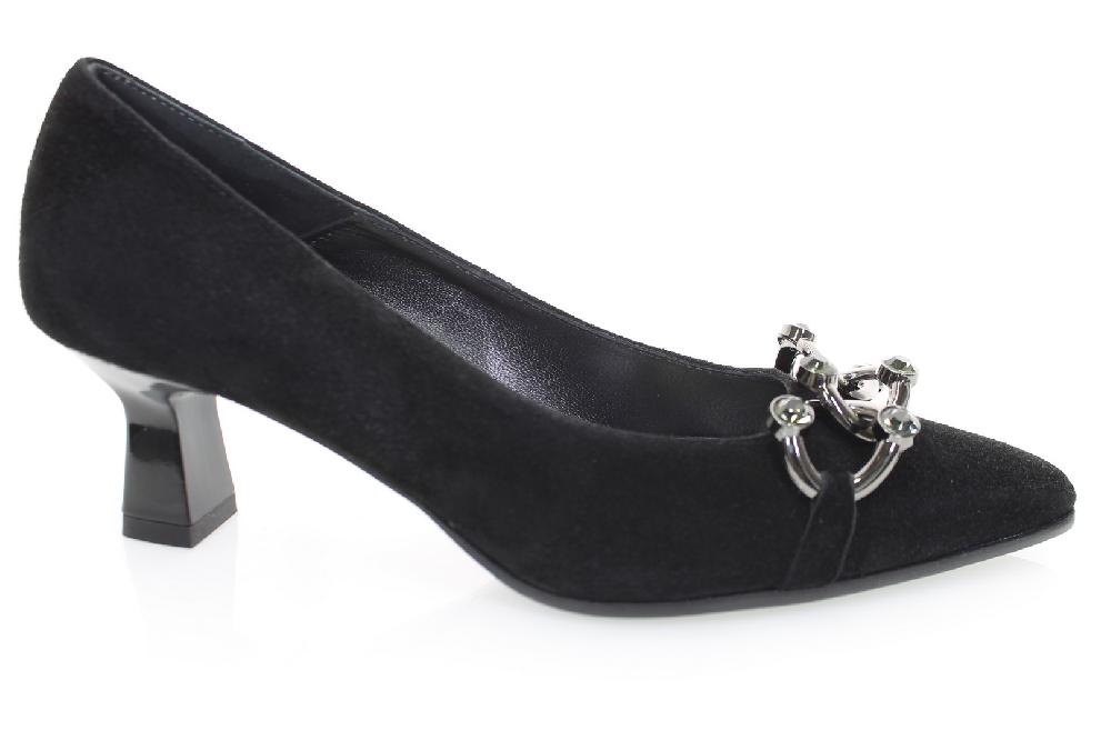 Soffice Sogno Décolleté in camoscio con ornamento Shopping Online