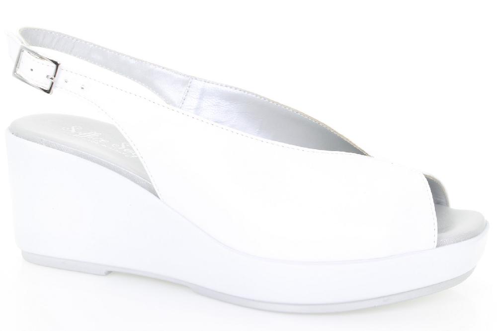 Soffice Sogno Sandalo in pelle su zeppa Promozione