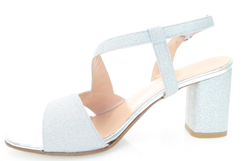 Soffice Sogno Sandalo in tessuto effetto glitter Economico