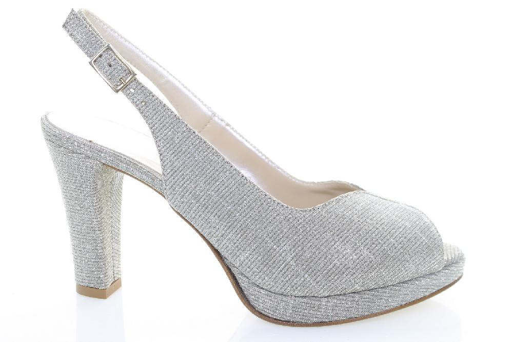 Soffice Sogno Sandalo in tessuto effetto glitter Offerta