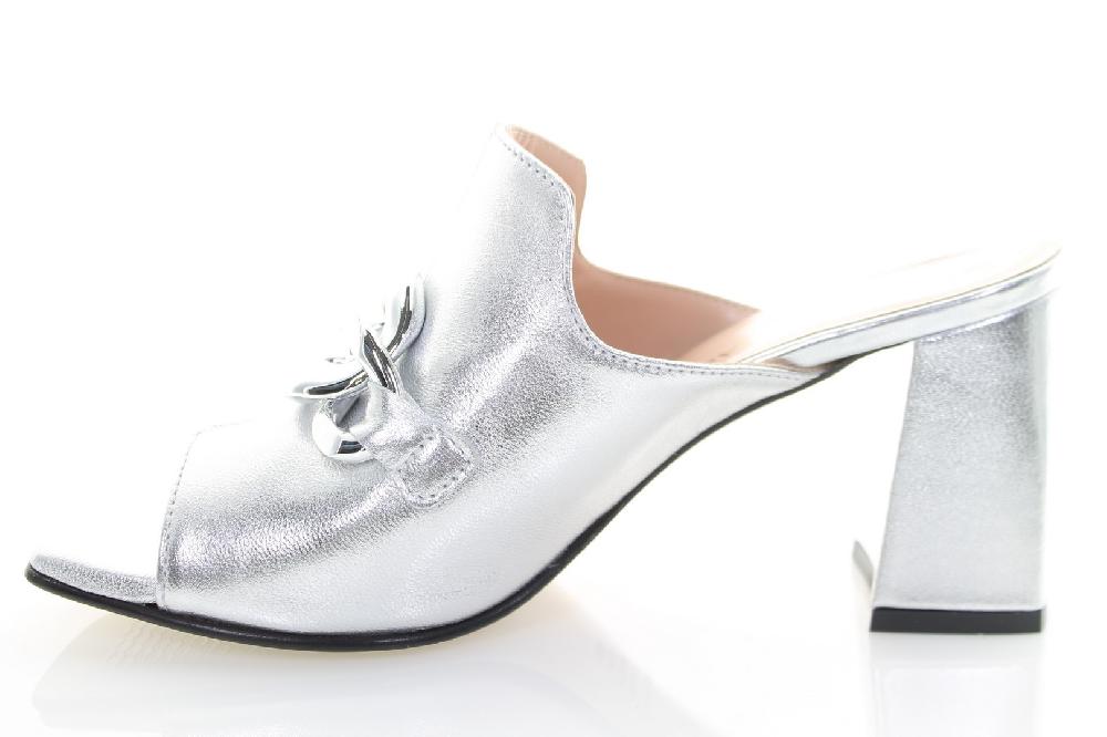 Soffice Sogno Sabot spuntato in pelle laminata Moda