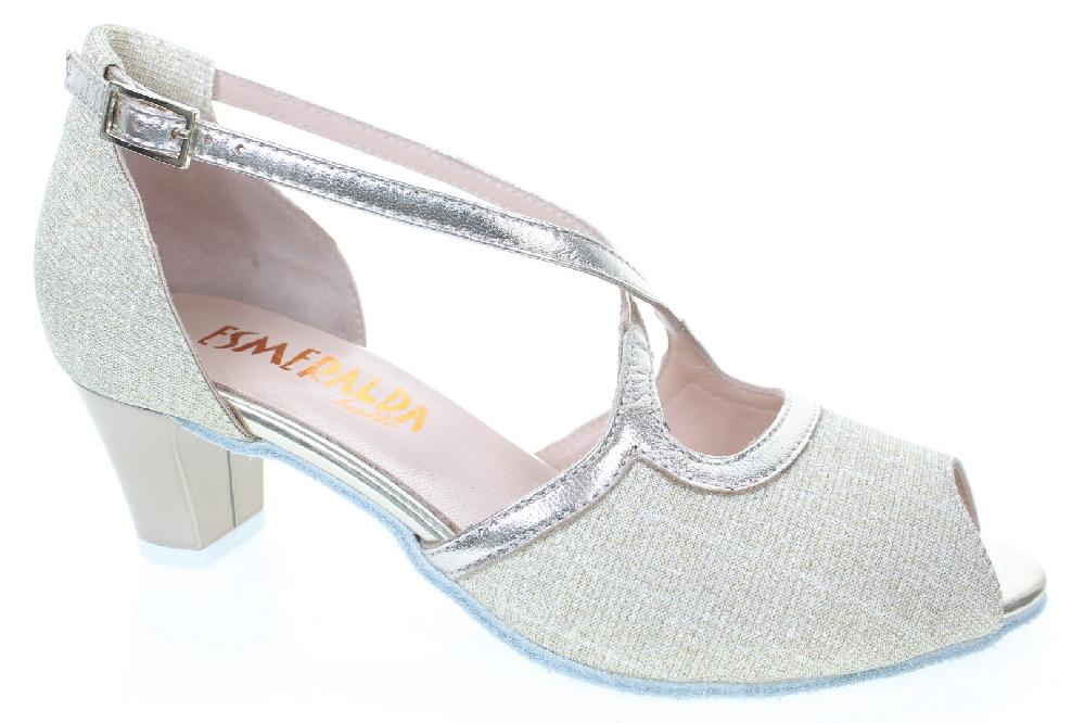 Soffice Sogno Scarpa da ballo in tessuto glitter Sconto