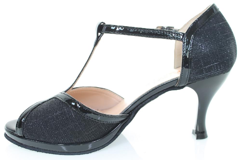 Soffice Sogno Sandalo da ballo in tessuto glitter Offerta