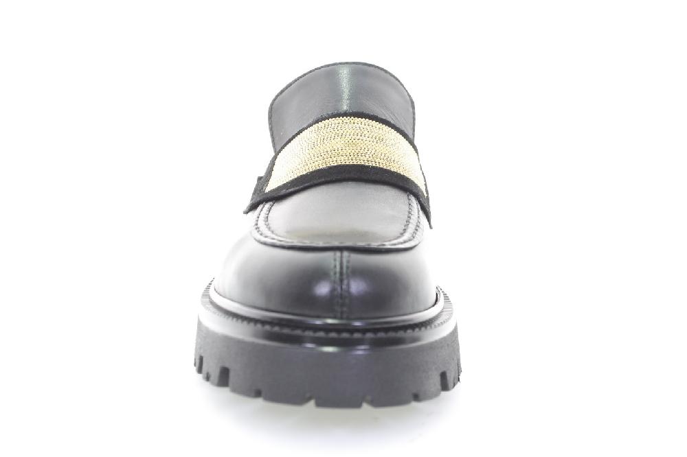Soffice Sogno Mocassino in pelle con ornamento Liquidazione