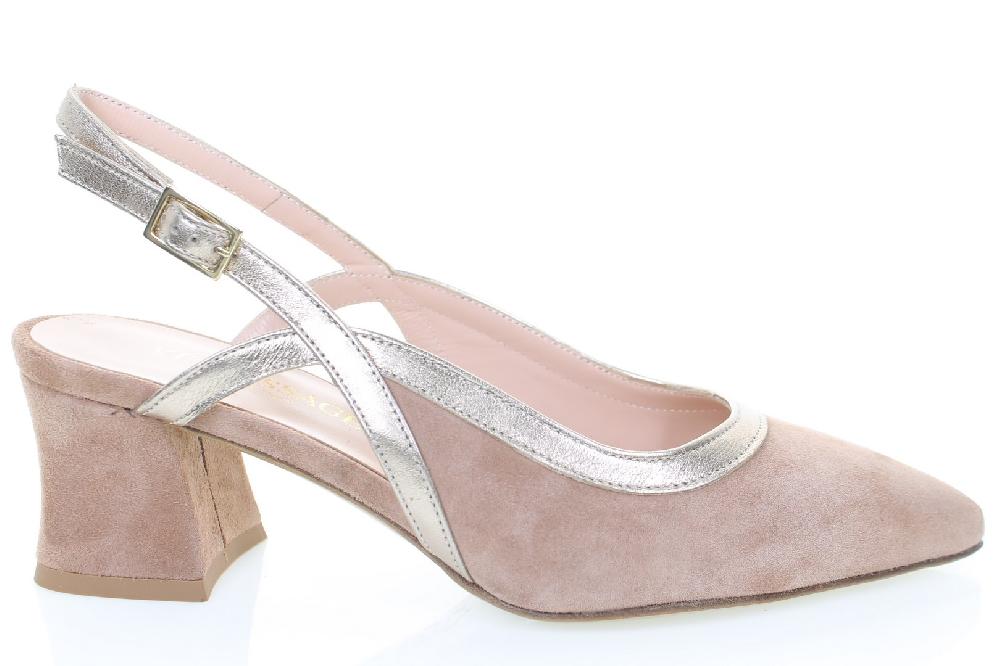 Soffice Sogno Décolleté semi aperta in camoscio 50% di sconto con spedizione gratuita