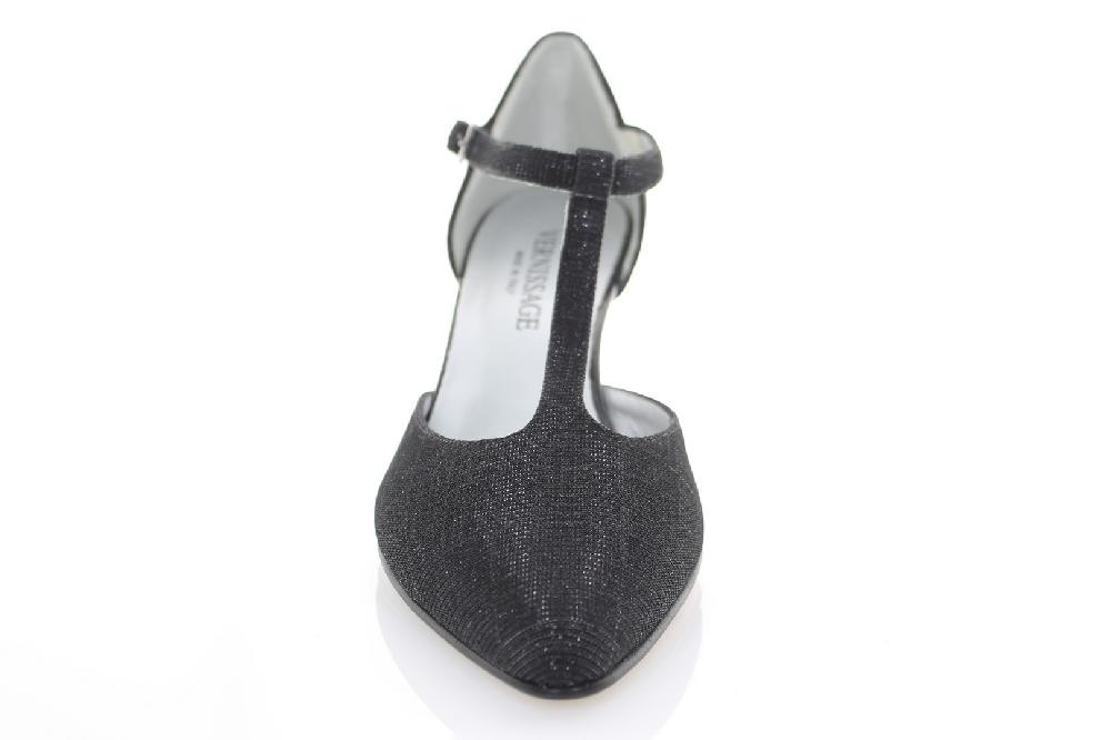 Soffice Sogno Décolleté tessuto effetto glitter Moda