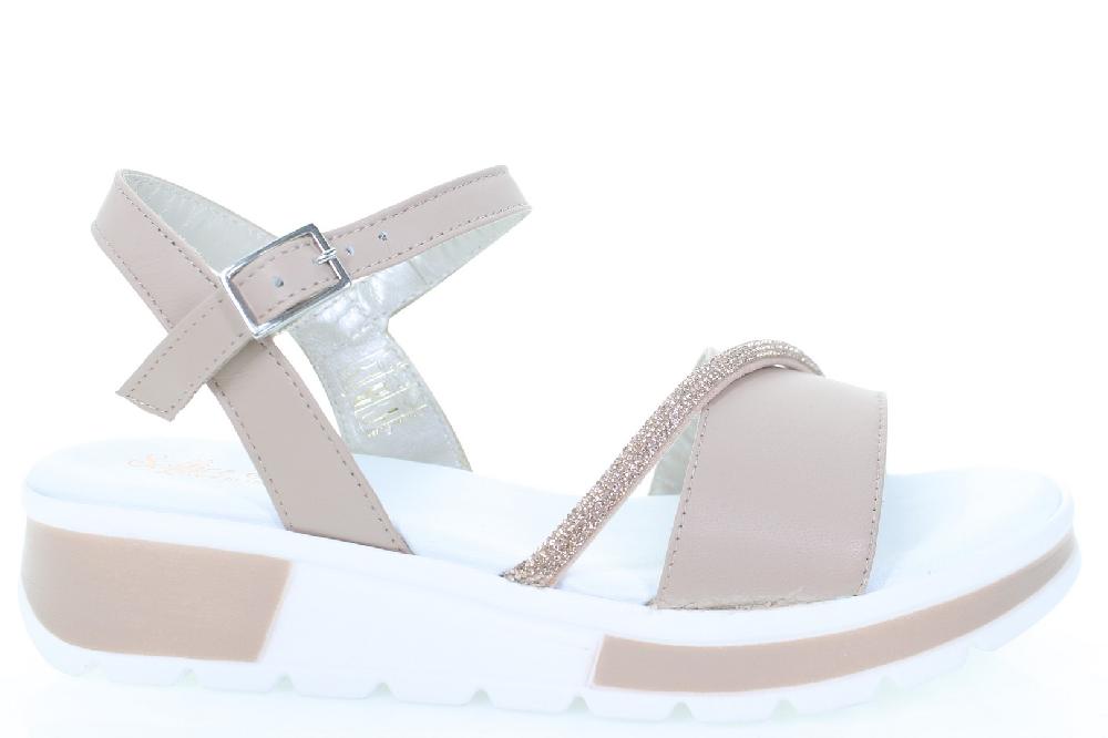 Soffice Sogno Sandalo in pelle con ornamento Flash Sale