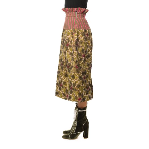 Stella Jean GONNA FLOREALE JACQUARD Saldi