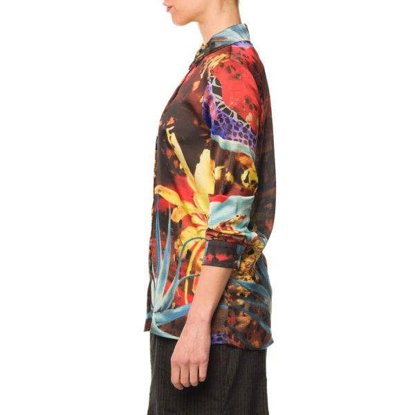 Stella Jean ANIMAL-PRINT SHIRT Fornitura limitata