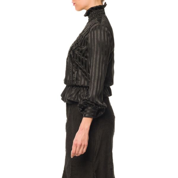 Stella Jean BLUSA A RIGHE CON RICAMO Shopping online