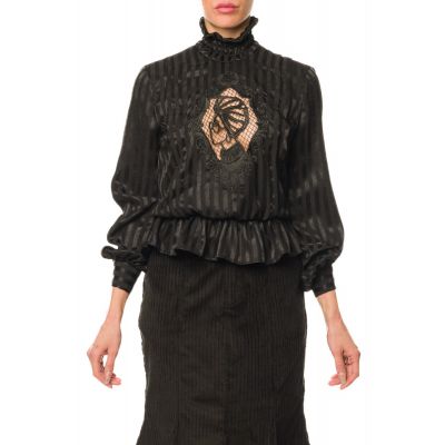 Stella Jean BLUSA A RIGHE CON RICAMO Shopping online