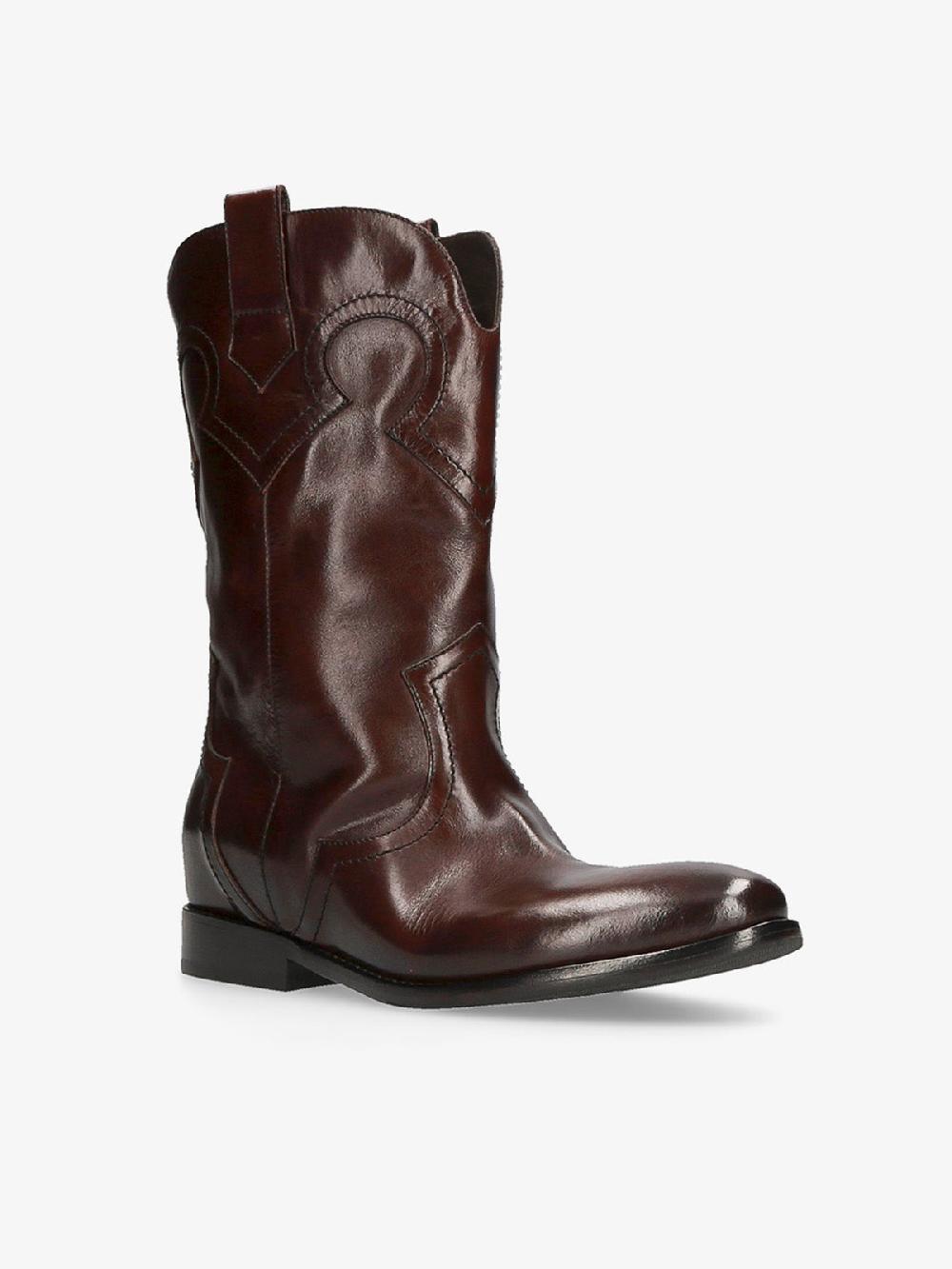 Strategia RIO STIVALETTO IN PELLE MORO Super Saving Price