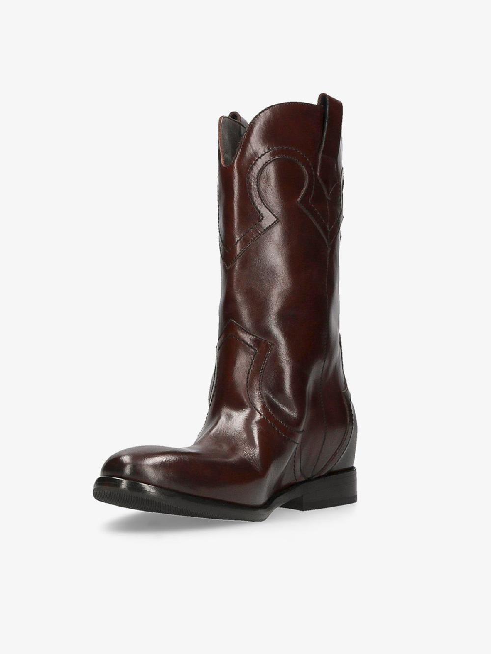 Strategia RIO STIVALETTO IN PELLE MORO Super Saving Price