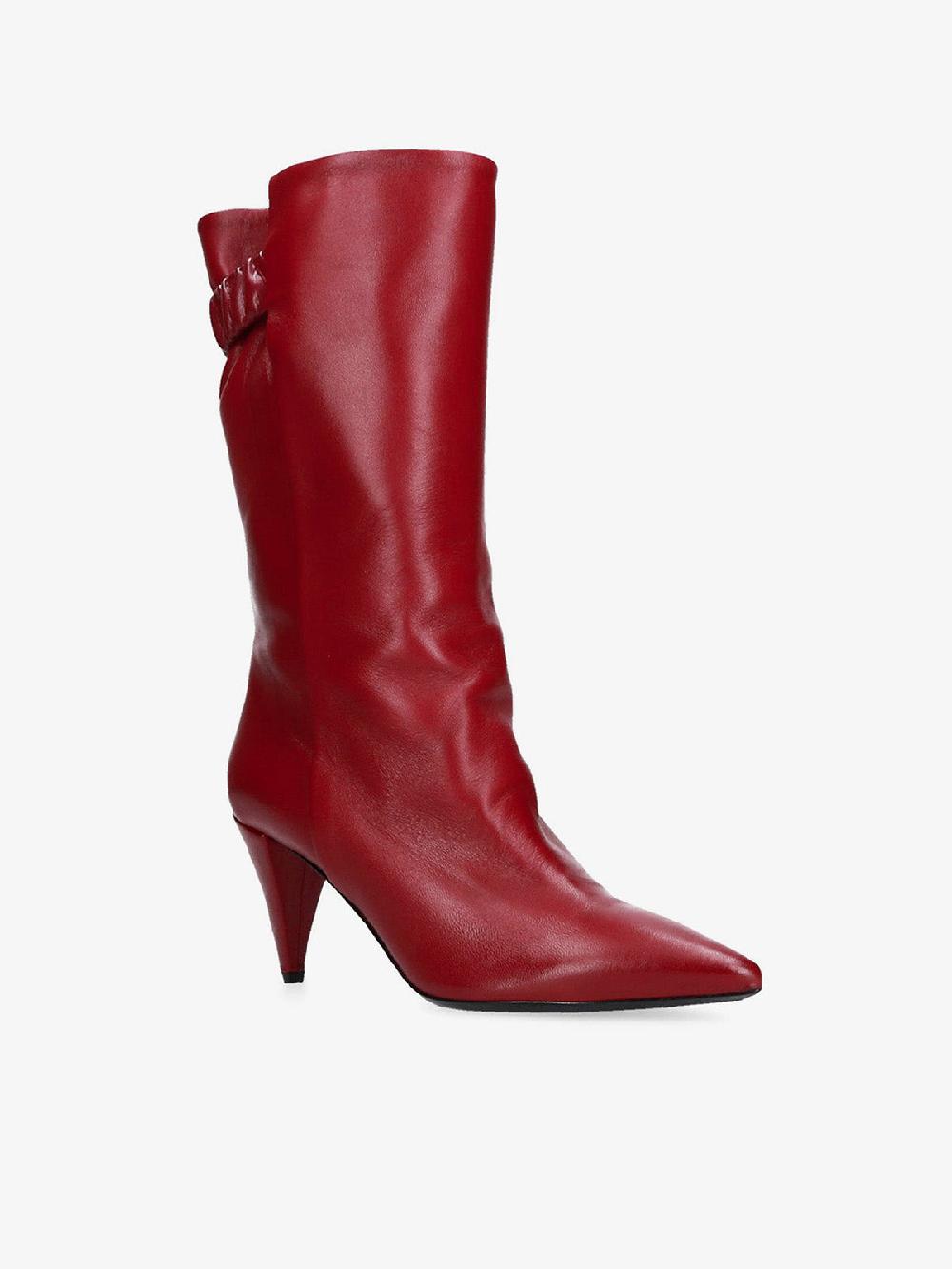 Strategia STIVALE ROSSO IN PELLE Promozione Limitata