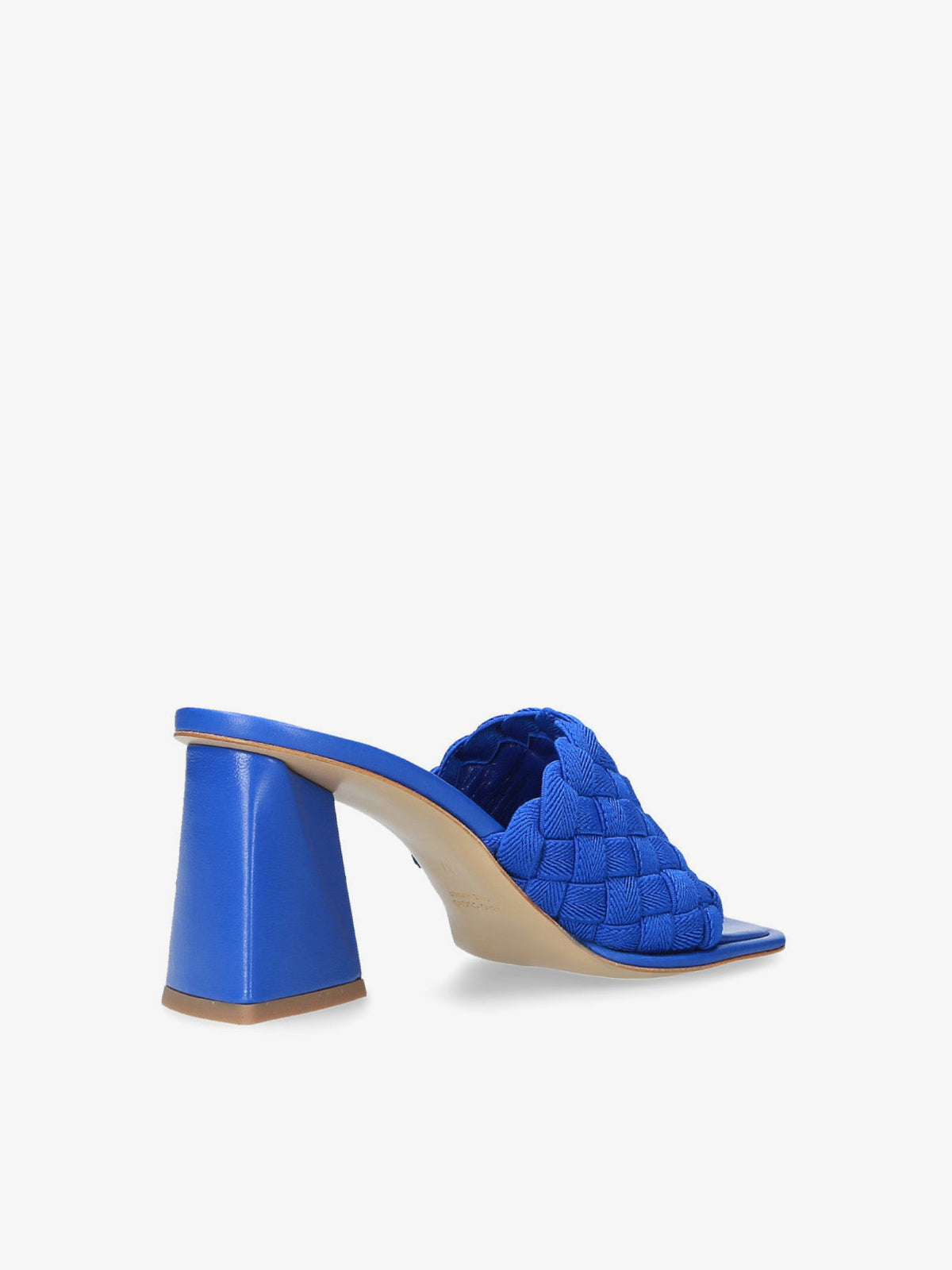 Strategia Sandalo Mules Blu Elettrico Presa