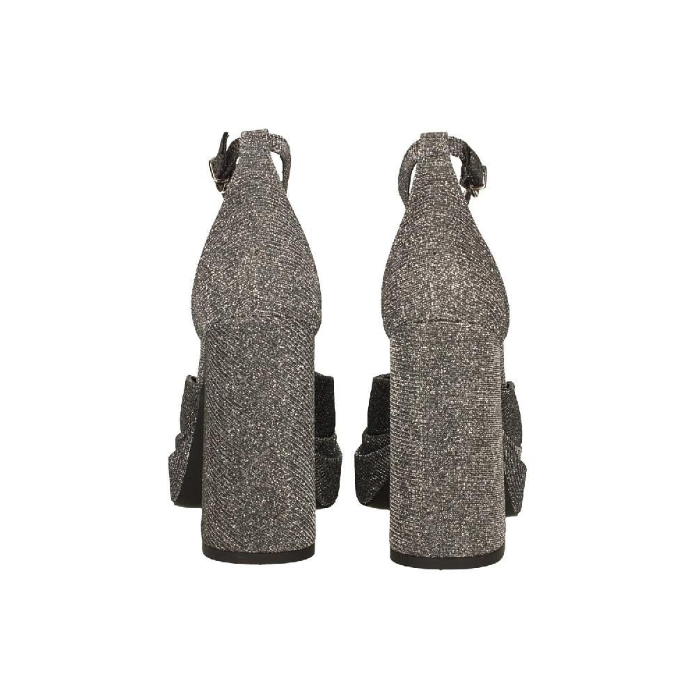 Tata Italia Décolleté glitterate con doppio plateau. Made in Italy. Tacco alto 11cm Fino al 50% di sconto
