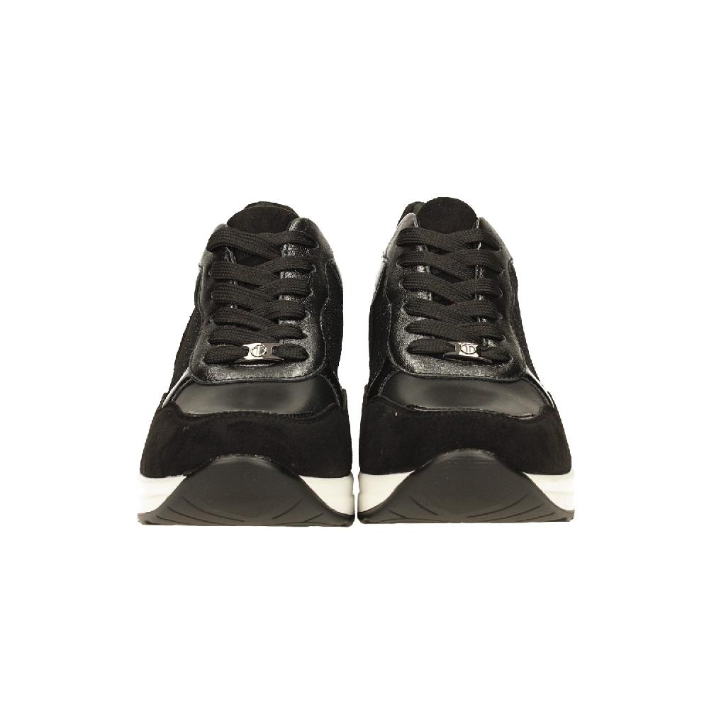 Tata Italia Sneakers in microfibra con tacco alto 6cm Ultimi tre giorni