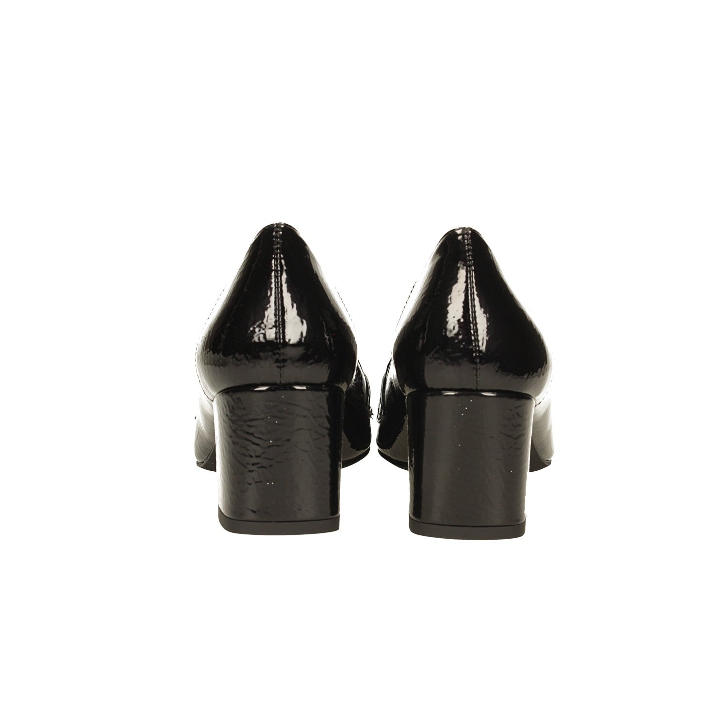 Tata Italia Mocassini in vernice con tacco alto 5.5cm. Made in Italy Sostegno trimestrale