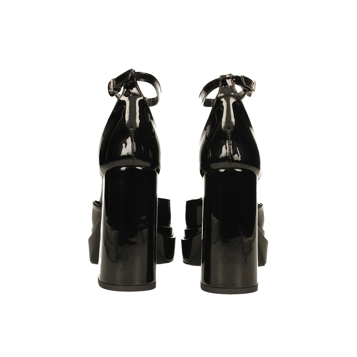 Tata Italia Décolleté in vernice con doppio plateau. Made in Italy. Tacco alto 11cm Enormi sconti