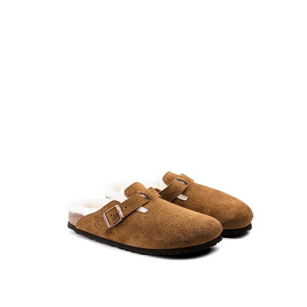 Birkenstock Boston Shearling Suede Leather Offerte giornaliere