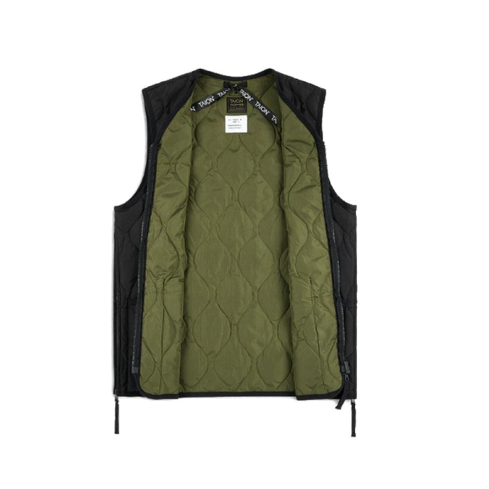 Taion Military Zip V-Neck Down Vest Fino al 65% di sconto