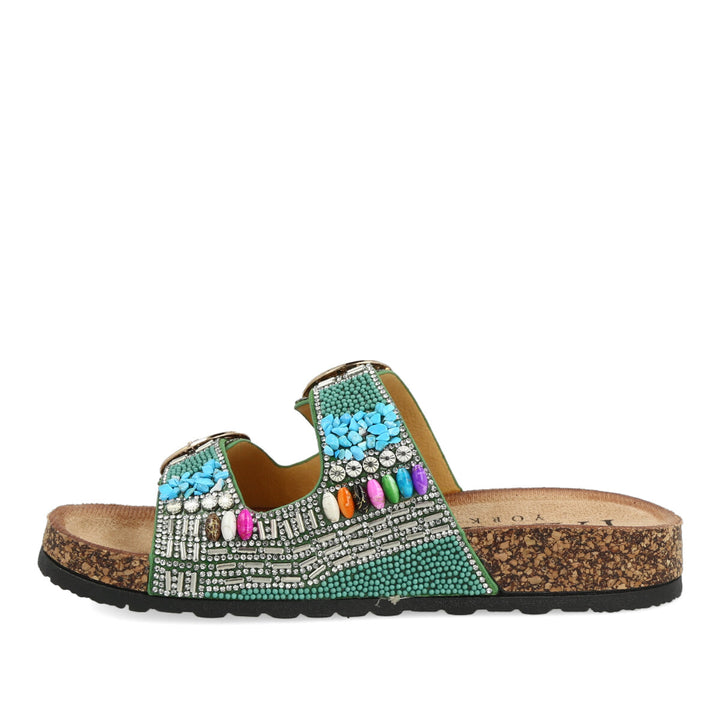 Uma Parker Sandali Doppia Fibbia Green 10.01.24PGR Vendita