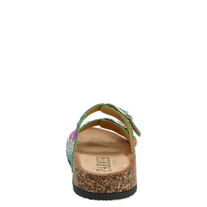 Uma Parker Sandali Doppia Fibbia Green 10.01.24PGR Vendita