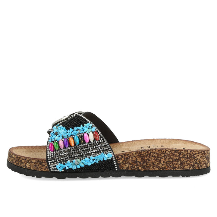 Uma Parker Sandali Ciabatta Black 11.01.24BLK Qualità Garantita
