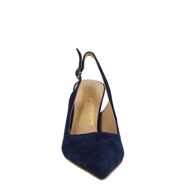 Uma Parker Chanel in Camoscio Navy Spedizione Gratuita