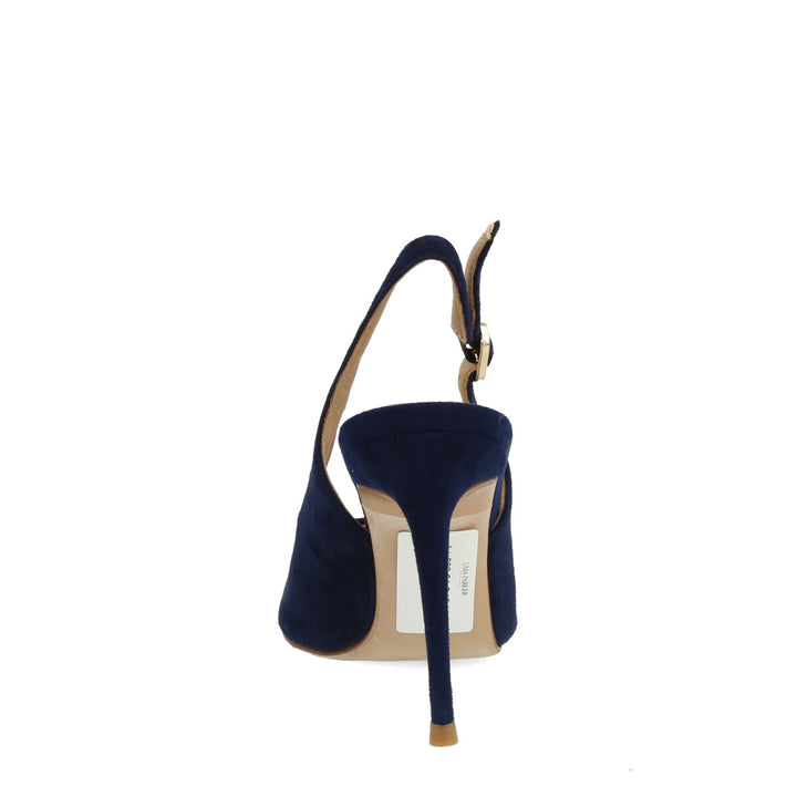 Uma Parker Chanel in Camoscio Navy Spedizione Gratuita