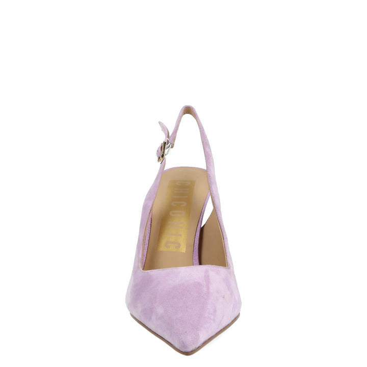 Uma Parker Chanel in Camoscio Glicine Presa
