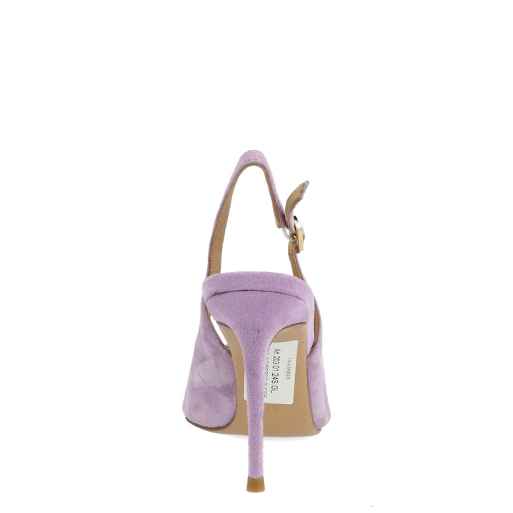 Uma Parker Chanel in Camoscio Glicine Presa