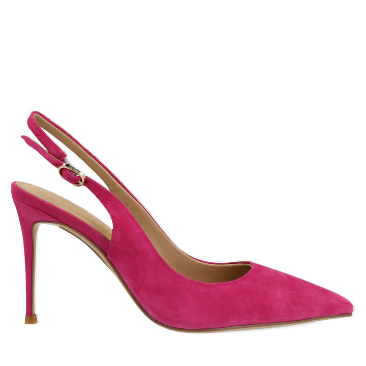 Uma Parker Chanel in Camoscio Fuxia Sconto