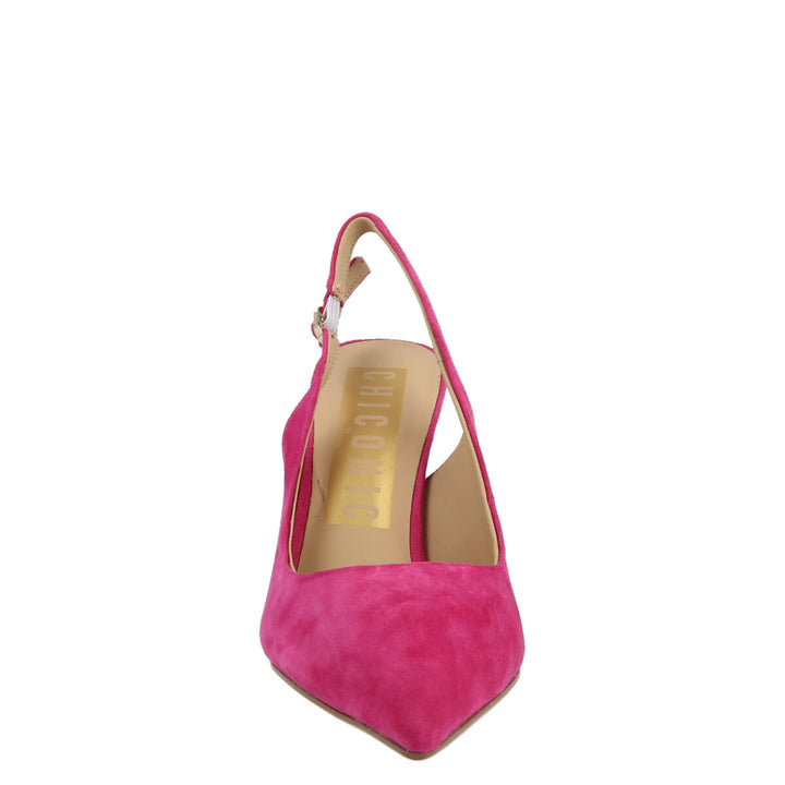 Uma Parker Chanel in Camoscio Fuxia Sconto