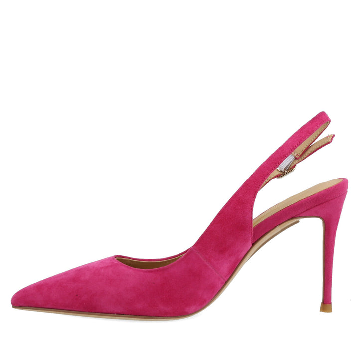 Uma Parker Chanel in Camoscio Fuxia Sconto
