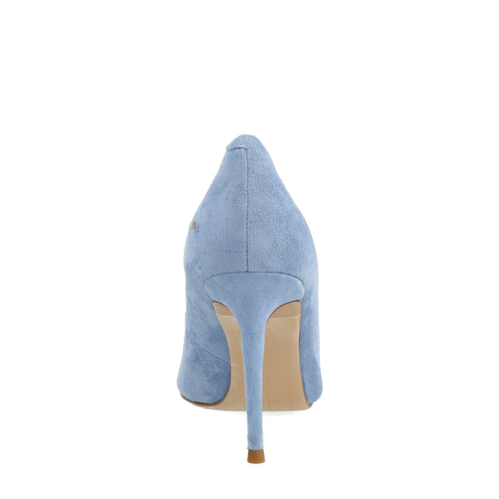 Uma Parker Decollete in Camoscio Light Blu Offerta temporanea