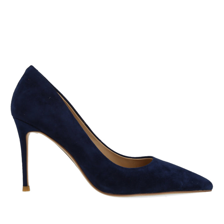 Uma Parker Decollete in Camoscio Blu Outlet