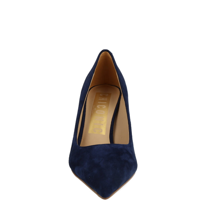 Uma Parker Decollete in Camoscio Blu Outlet