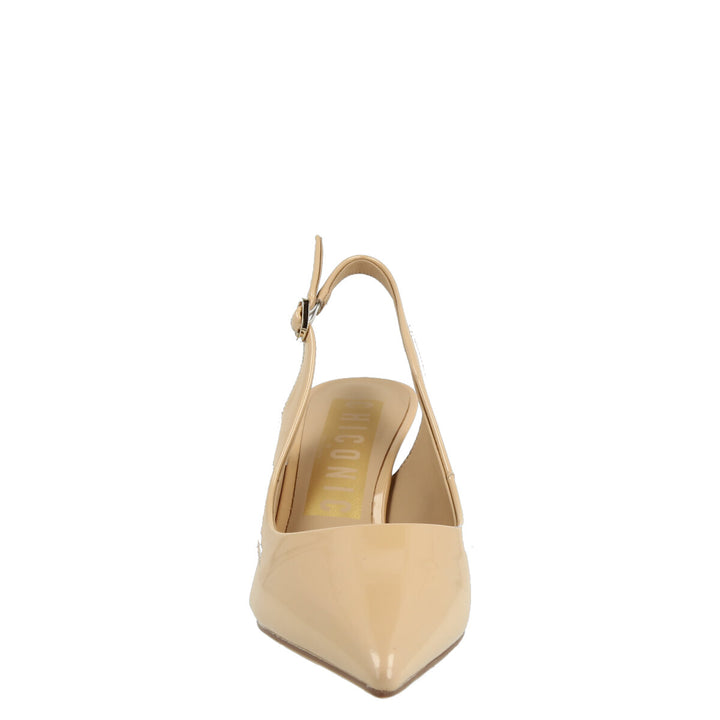 Uma Parker Chanel in Vernice Nude Vendita Economica