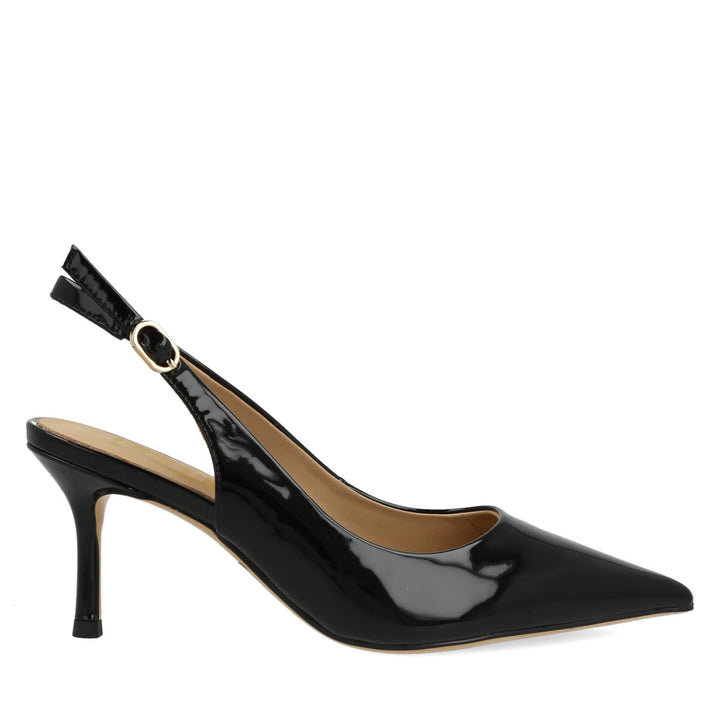 Uma Parker Chanel in Vernice Nero Saldi Di Fabbrica