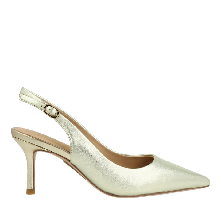 Uma Parker Chanel in Nappa Metal Platino Vendite Flash
