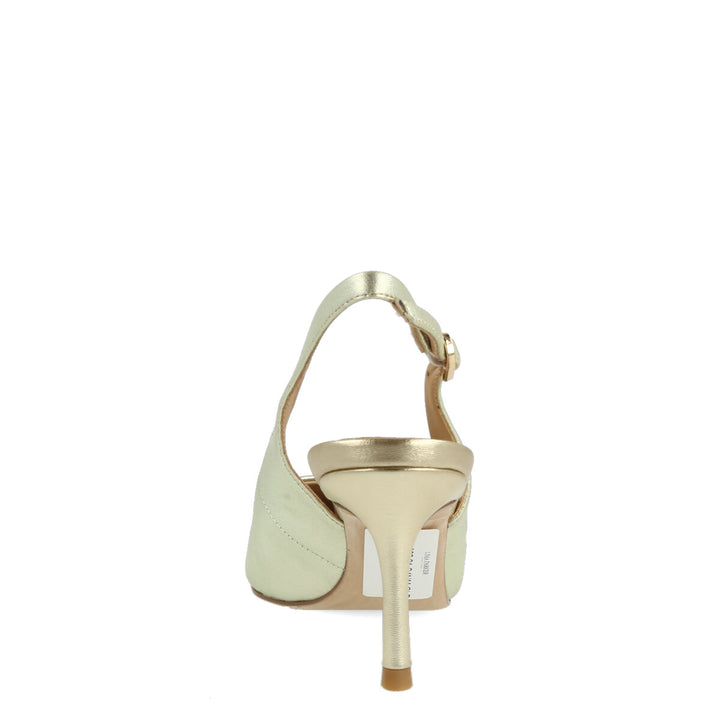 Uma Parker Chanel in Nappa Metal Platino Vendite Flash