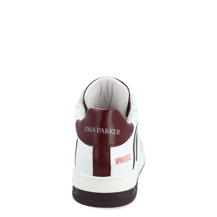 Uma Parker Skate022 Bianco-Bordeaux Esporta salva