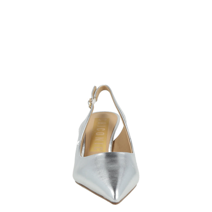 Uma Parker Chanel in Nappa Metal Argento Liquidazione