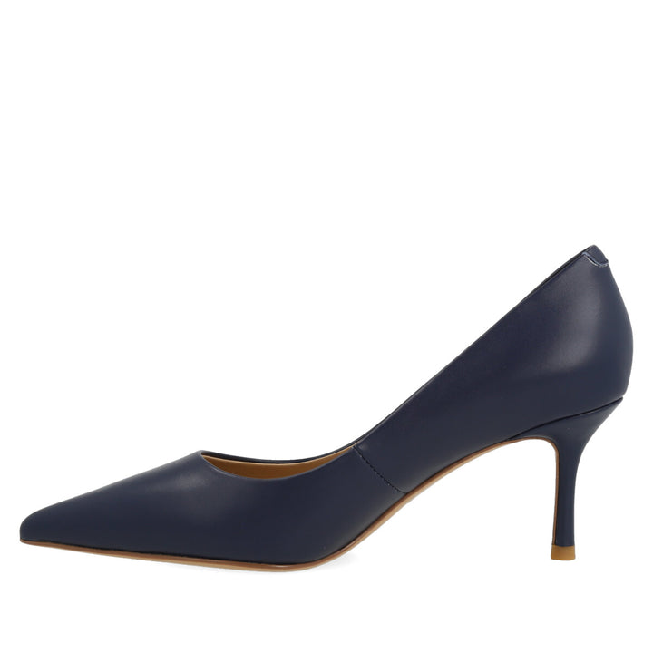 Uma Parker Decolleté in Nappa Blu Super Saving Price