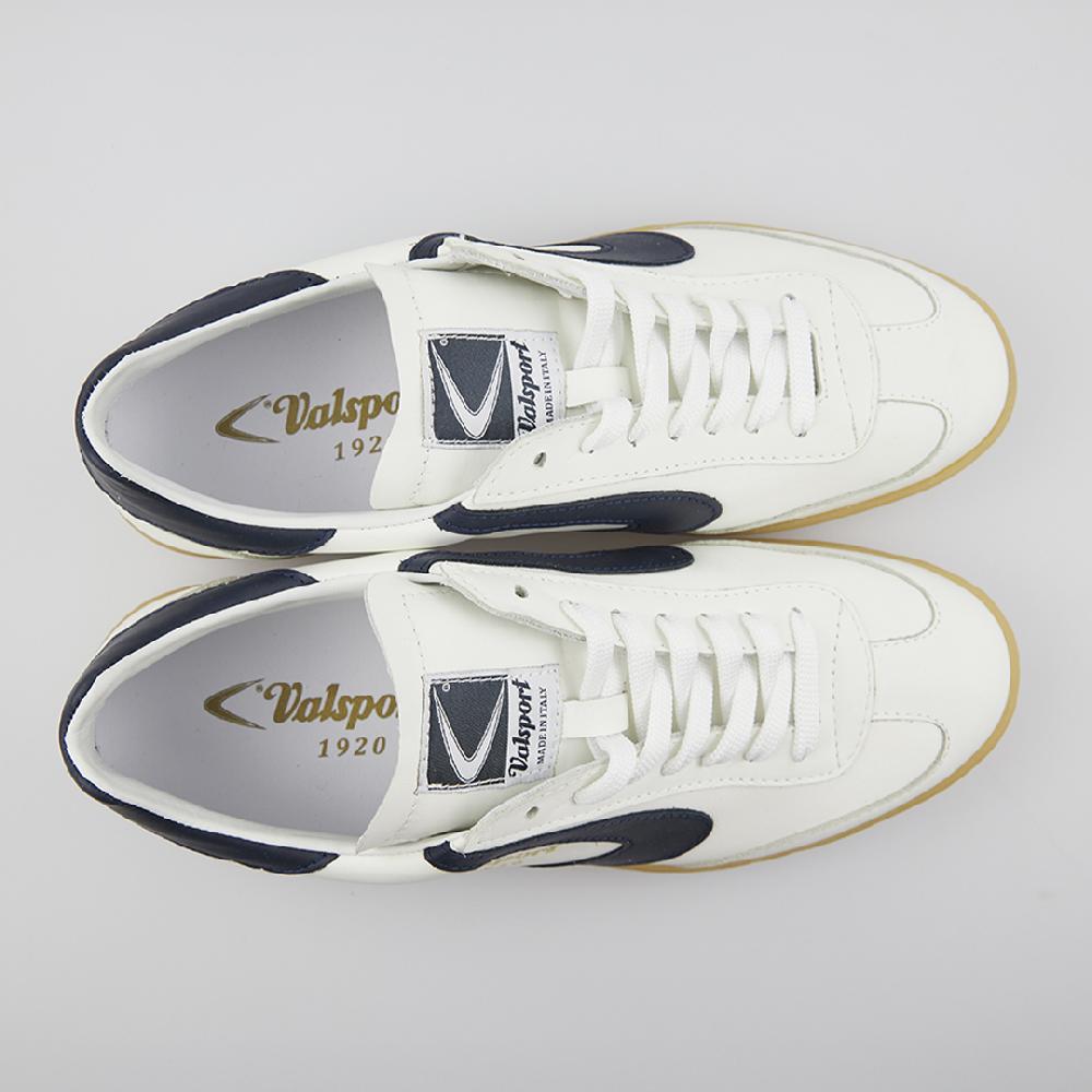 ﻿Valsport Olimpia Leather Bianco Blu Sconto