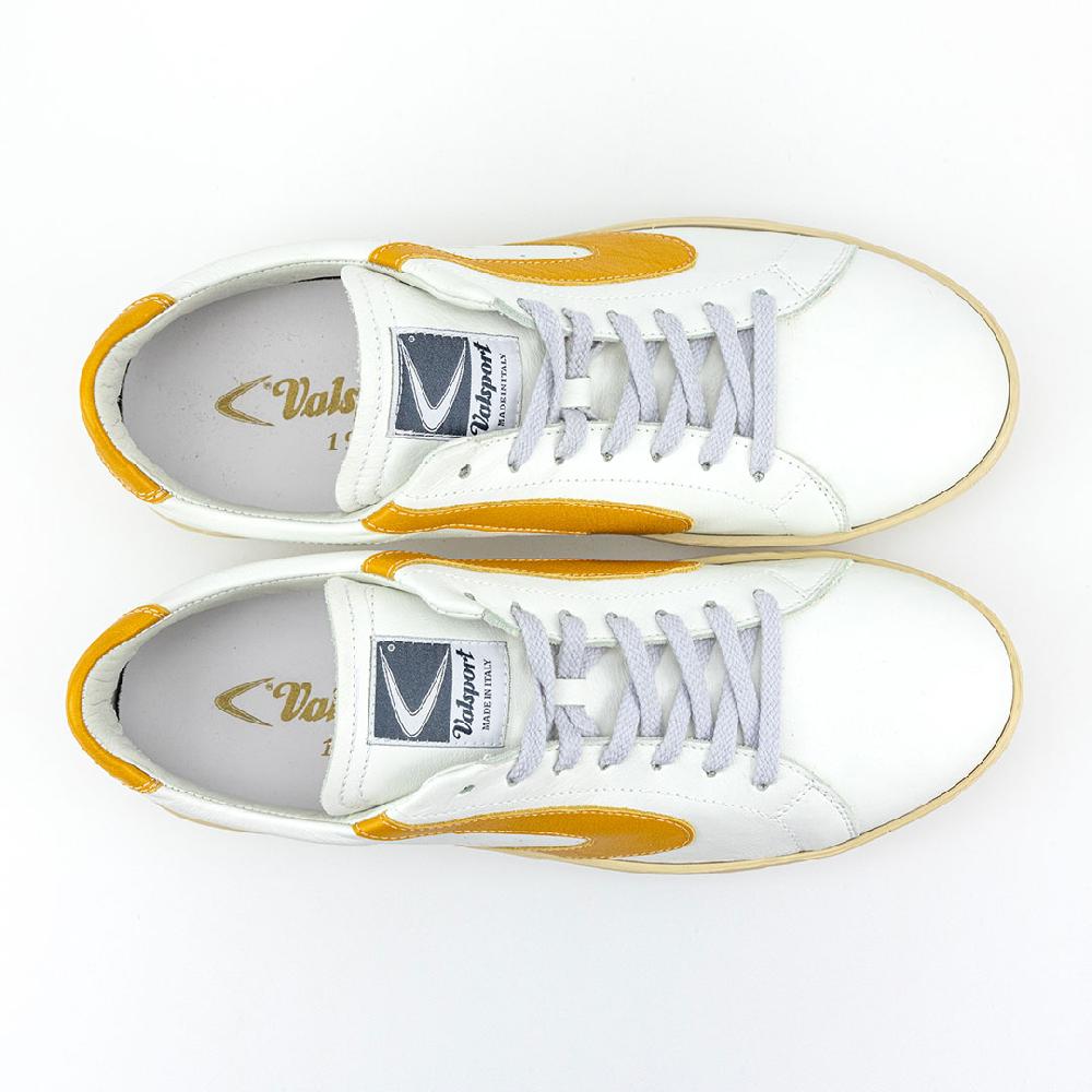 Valsport Tournament Classic Leather Bianco Senape Presa