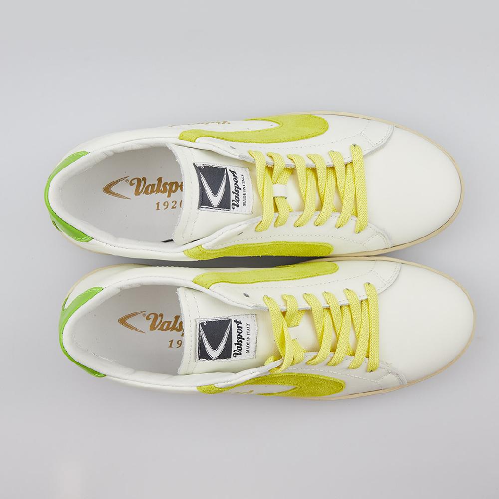 Valsport Tournament Mix Leather Suede Bianco Limone Lime Saldi